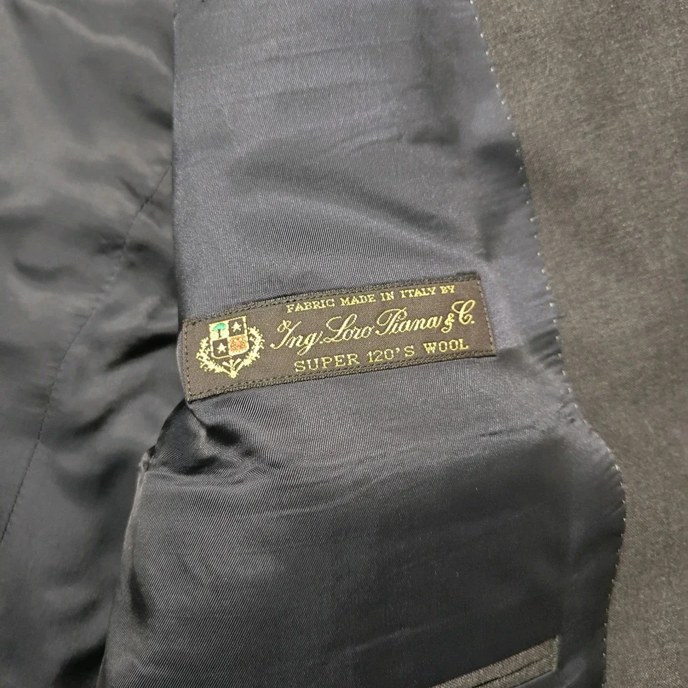 J.Crew‎ Aldridge Jacket 44R Loro Piana Italian Wool Blazer Charcoal Gray 16565
